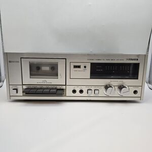 Vintage Fisher CR-4013 Stereo Cassette Tape Deck Recorder Wood Panel Tested